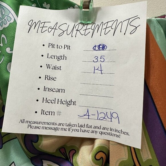 2/$30 Micas Maxi Skirt Size M Boho Resortwear Retro 70s Draped Ruched Colorful - Picture 3 of 11